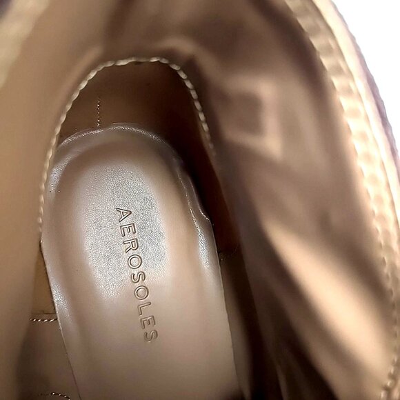 Aerosoles Bradley Wedge Zip-Up Ankle Bootie Brown Women's Size 12 - Picture 10 of 12